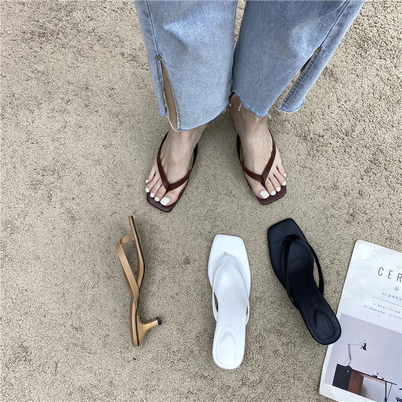 CHLOE | Sandalen mit Sommerabsatz