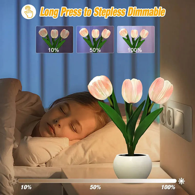 Enchanting Bloom LED Nachtlampe | 1+1 Gratis